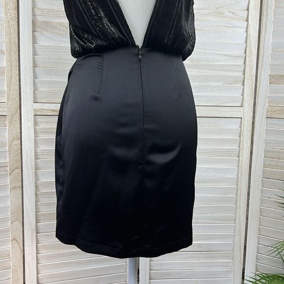 ASTR The Label Callie V-Neck Mini Party Cocktail Dress Small - Picture 8 of 14